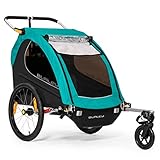 Burley Encore X - Remolque de Bicicleta para niños, Color Turquesa