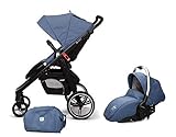 Casualplay Match 2 Loop 895106 Silla de Paseo con Chasis Negro + Sono, Azul (Lapis...